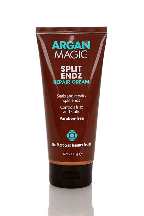 Repair Damaged Hair with Argan Magic Split Endz Repair Cream